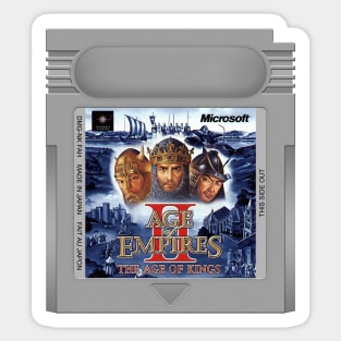 Age of Empires II Game Cartridge Sticker